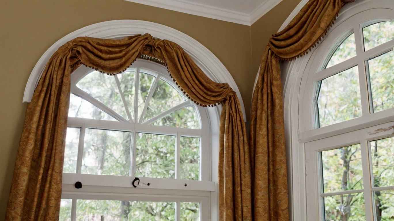 Arched Window Curtain Rod