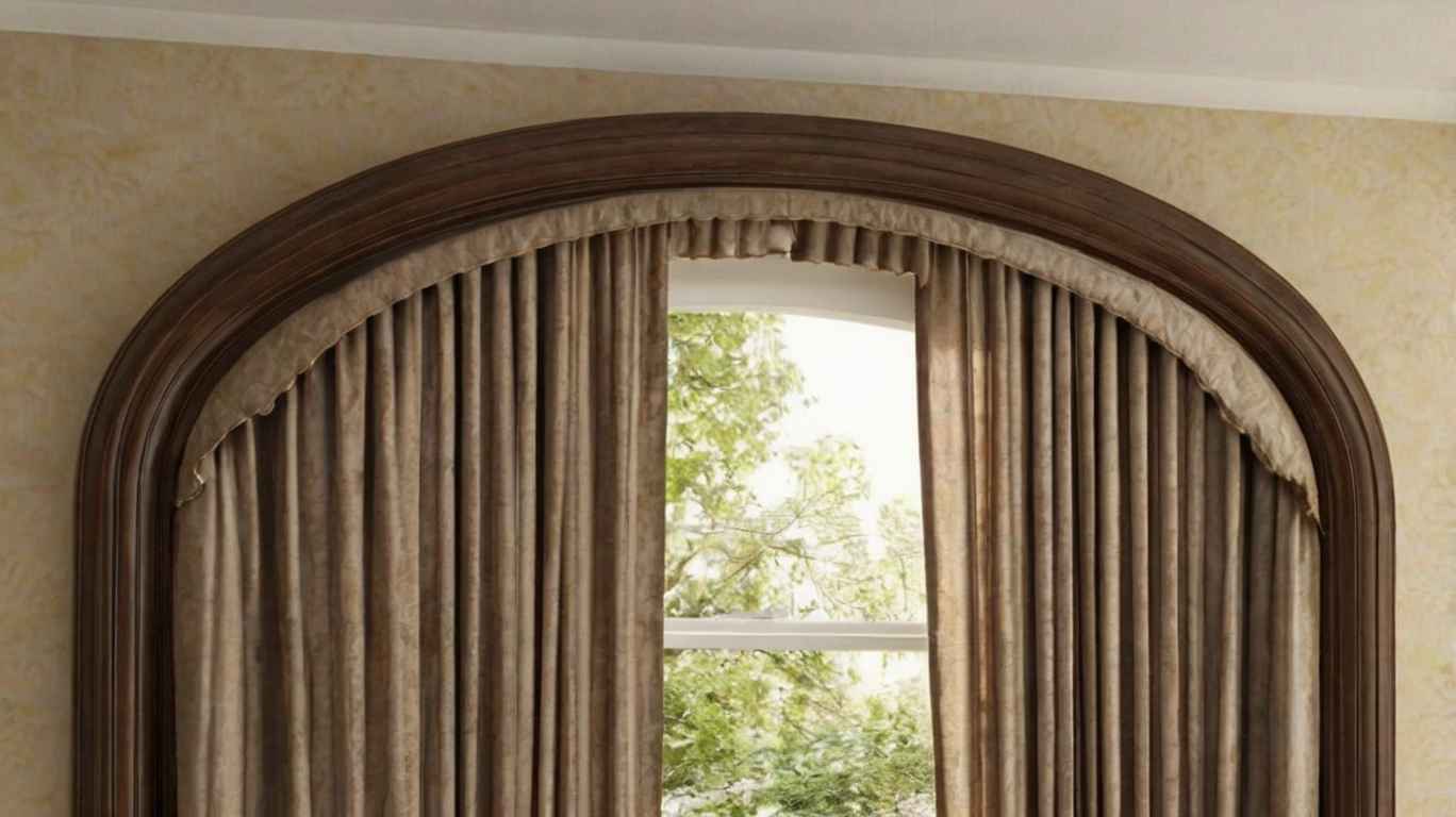 Arched Window Curtain Rod