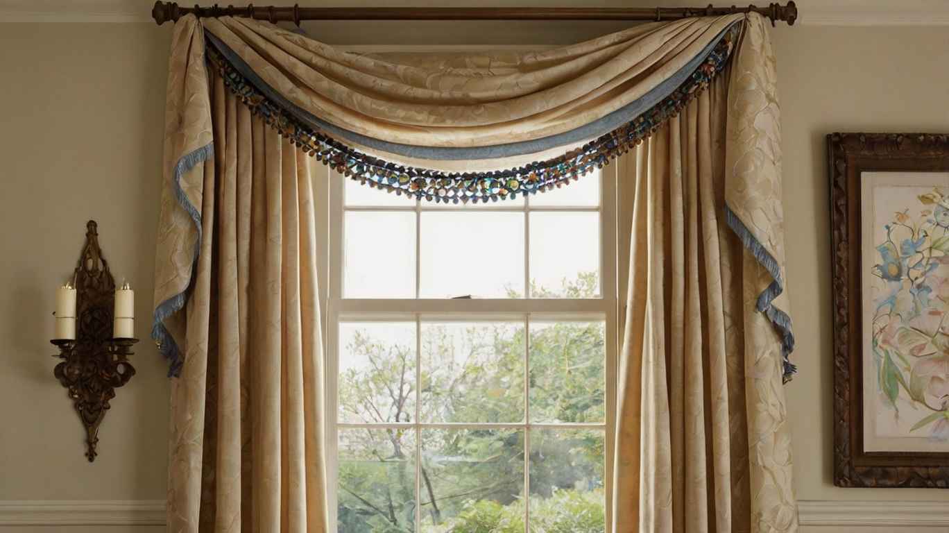 Bay Window Rods Curtain