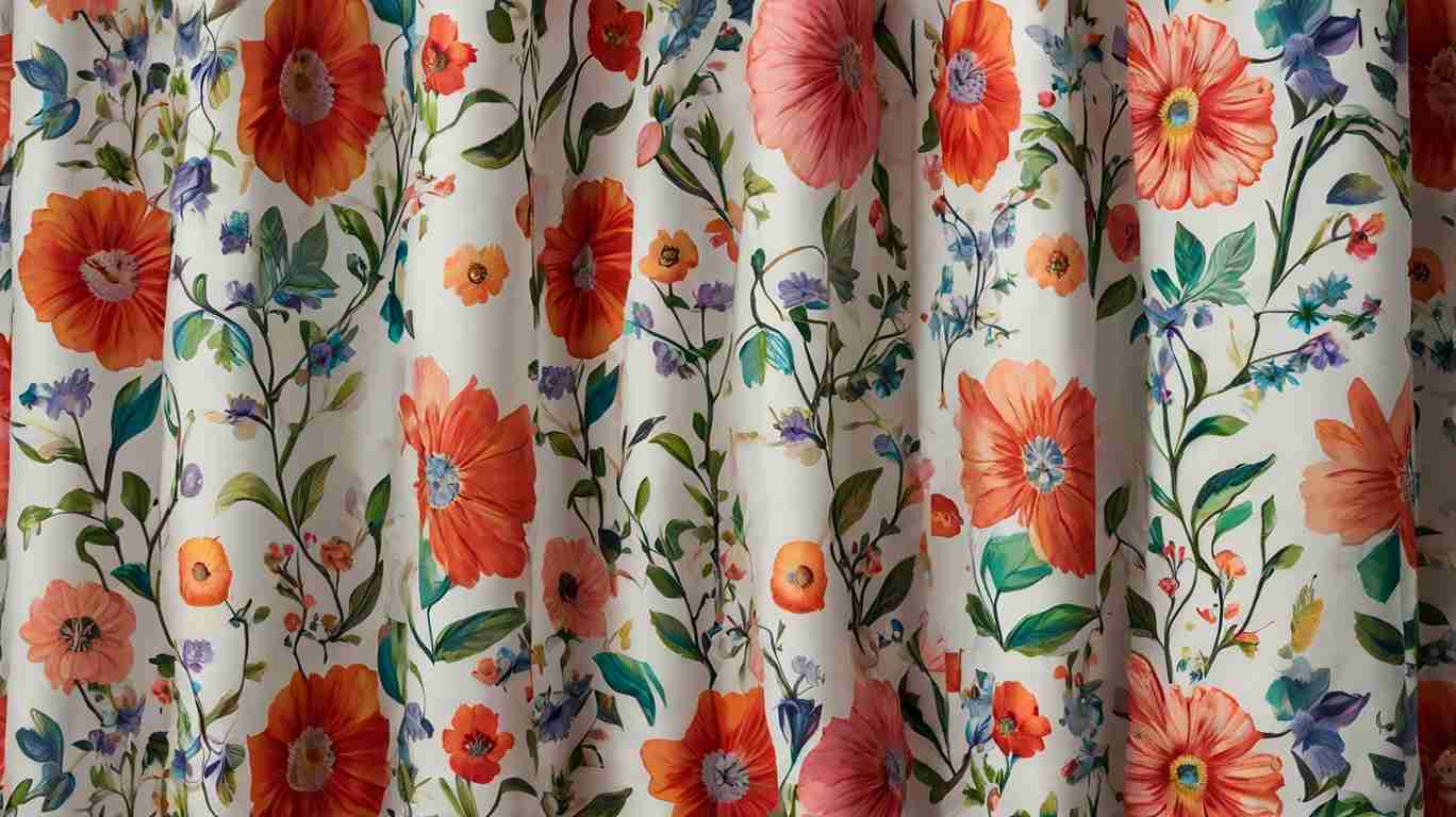 Floral Shower Curtain