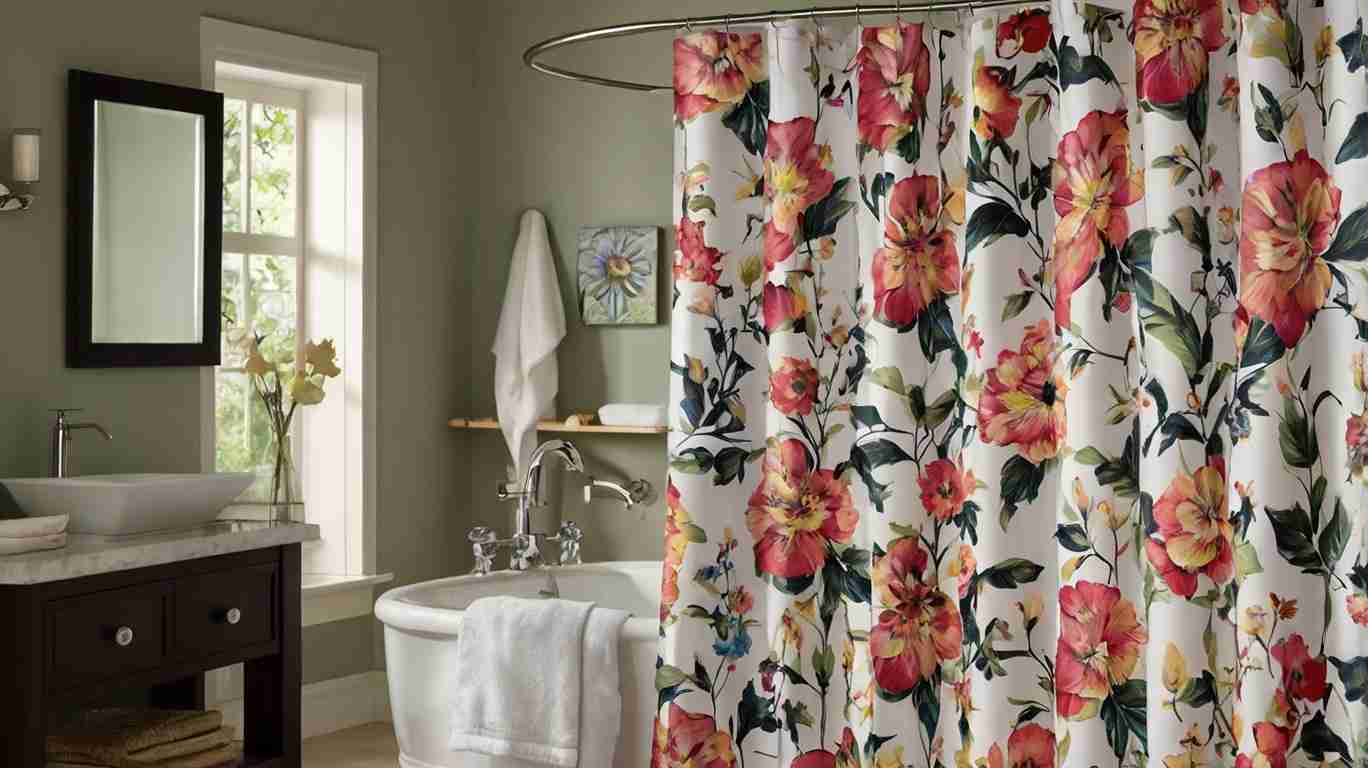 Floral Shower Curtain