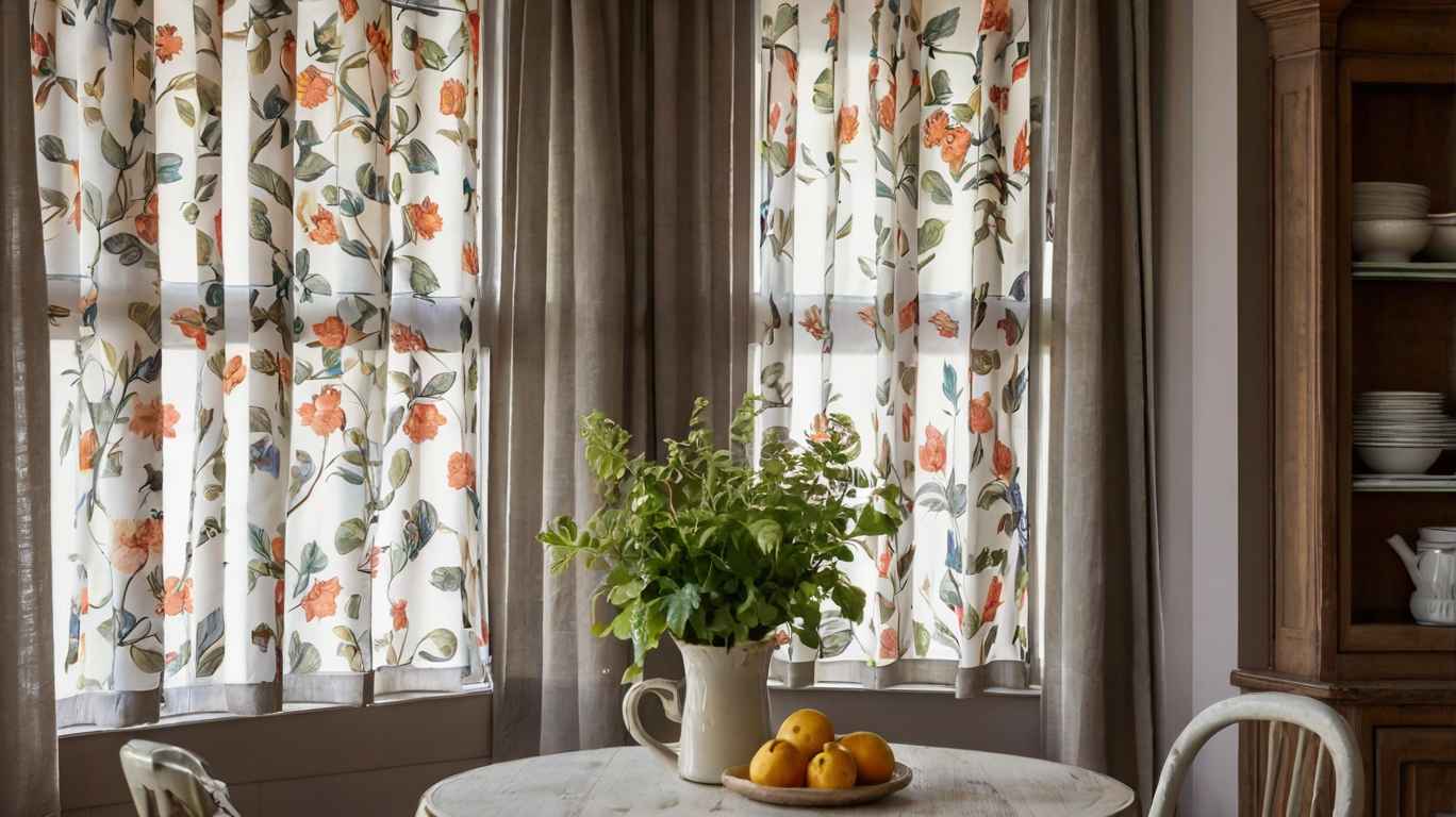 Linen Cafe Curtains