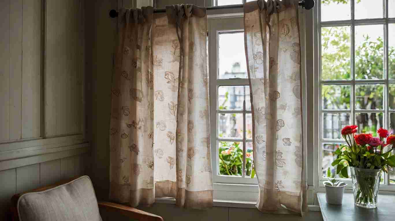 Linen Cafe Curtains