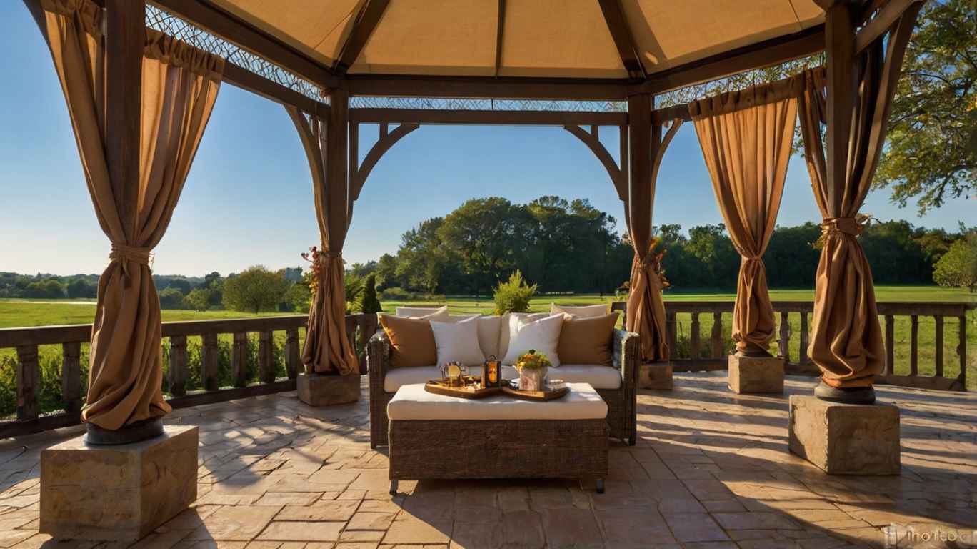 How to Secure Closed Outdoor Gazebo Curtains