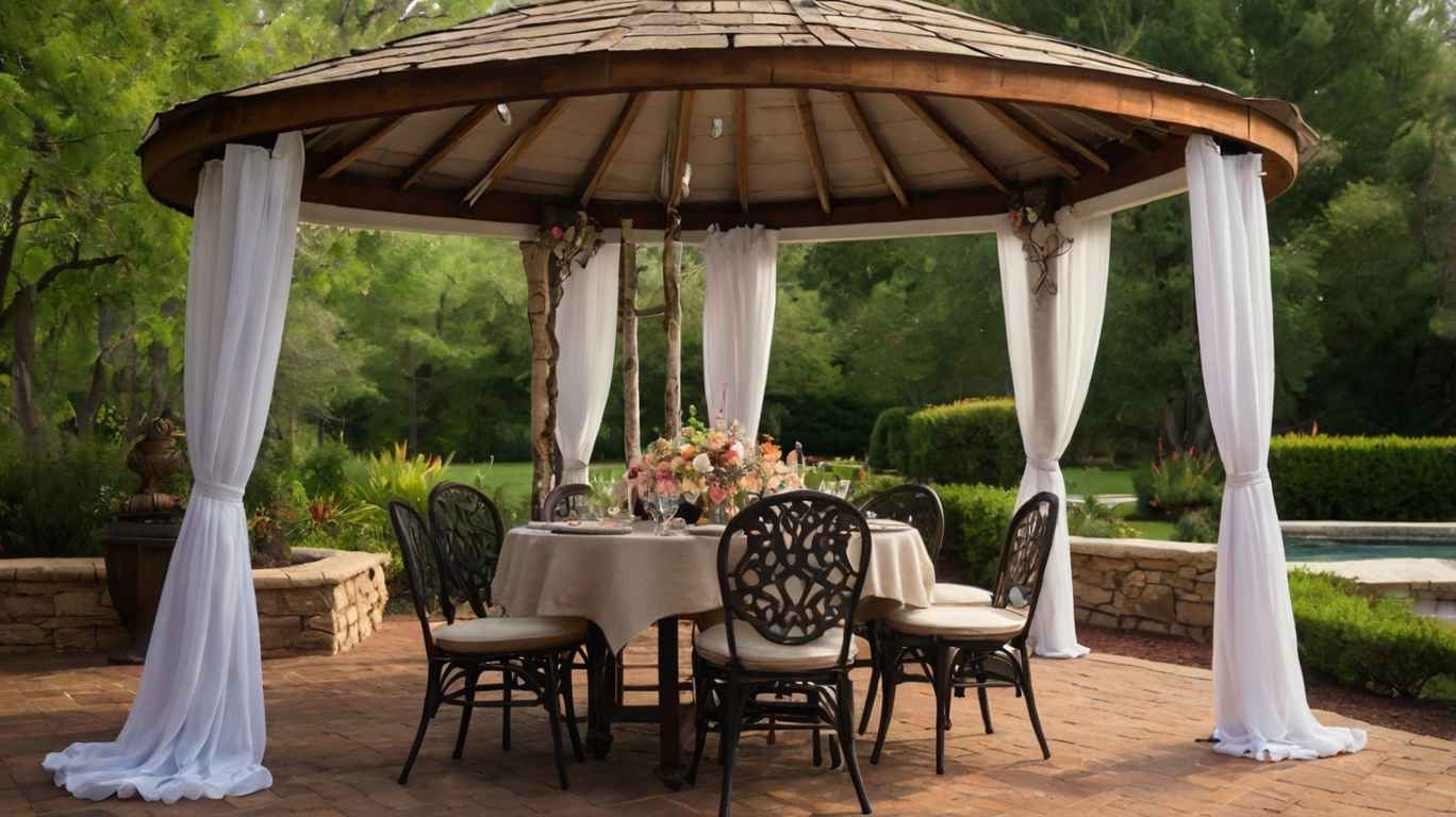 How to Secure Closed Outdoor Gazebo Curtains