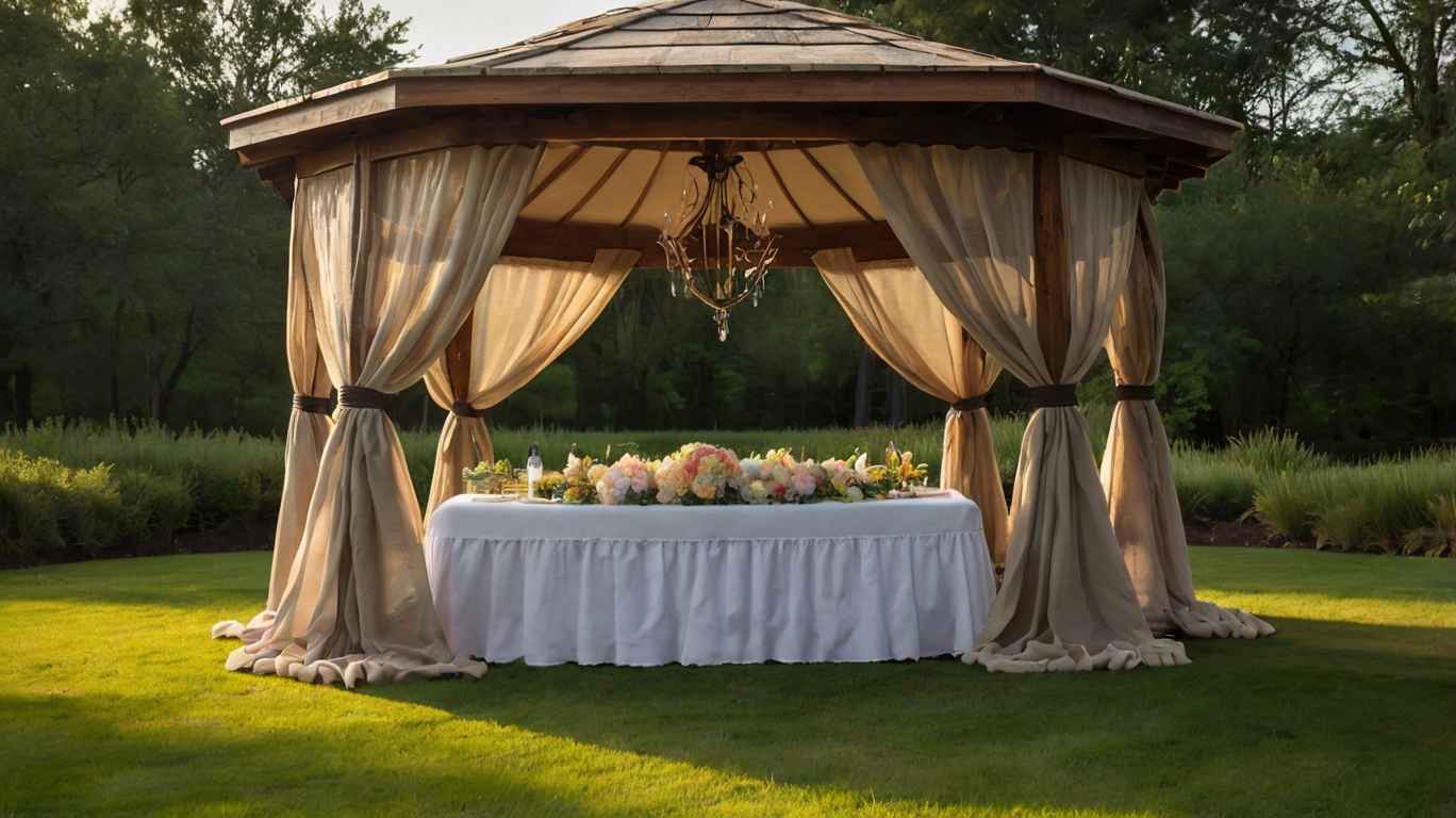 How to Secure Closed Outdoor Gazebo Curtains