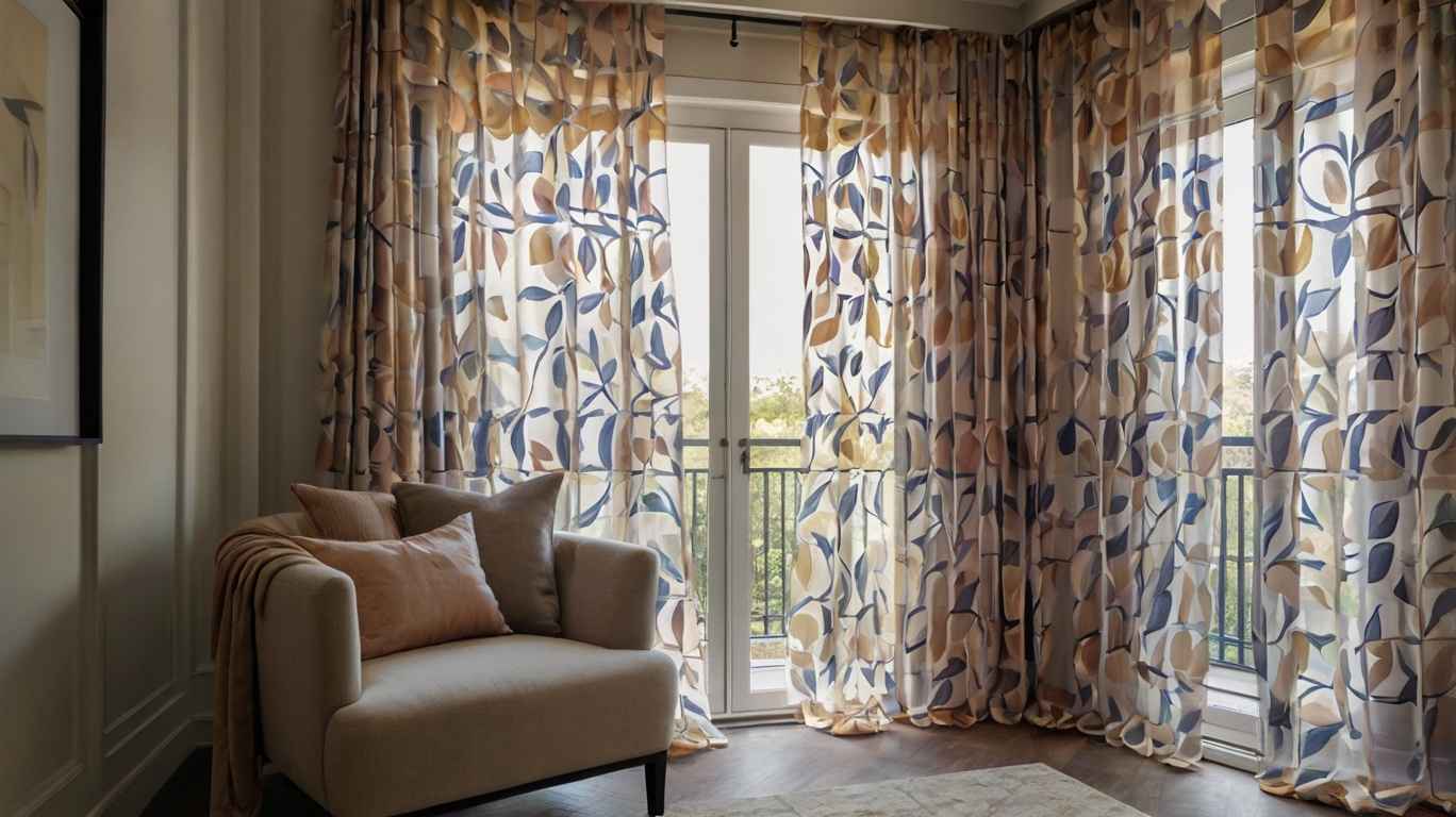 Sheer Curtains With Design