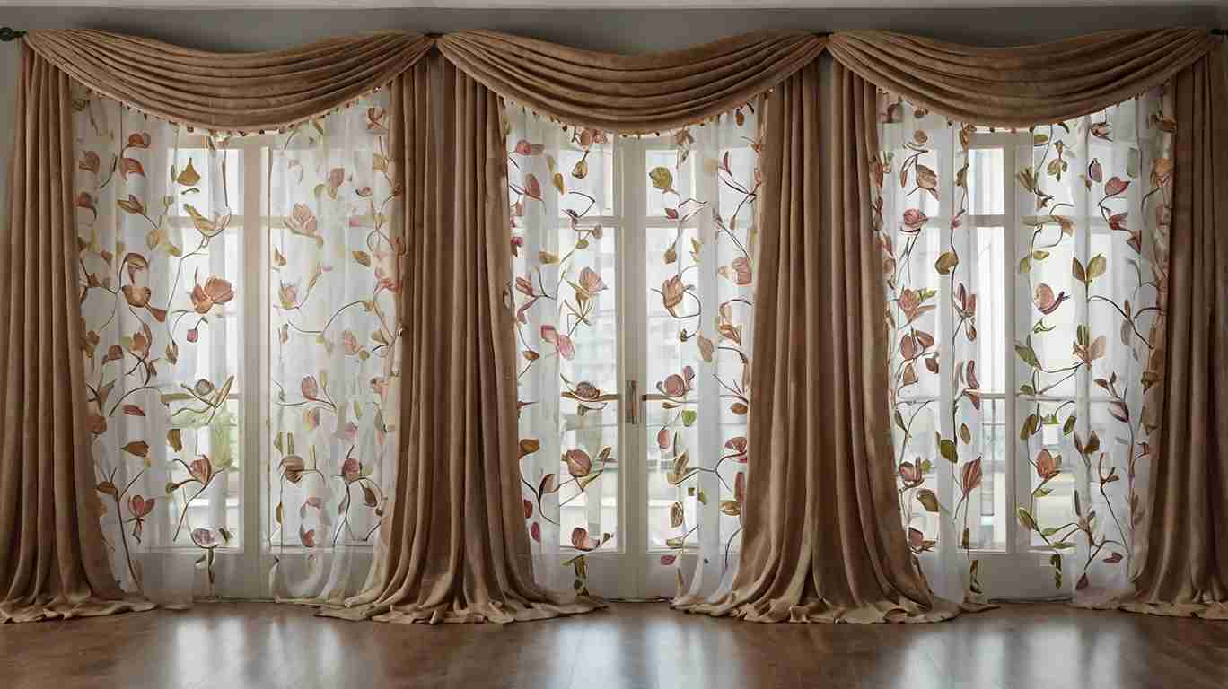 Sheer Curtains With Design