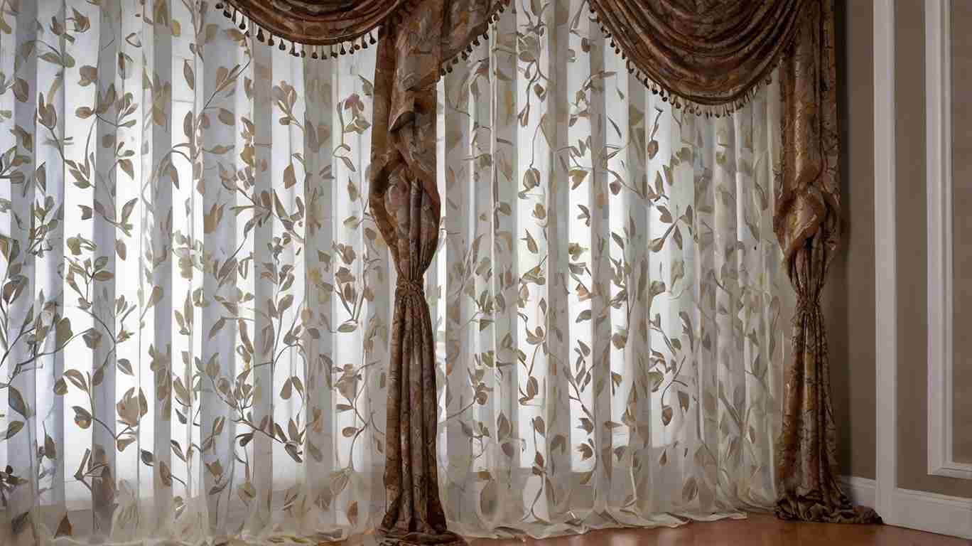 Sheer Curtains With Design