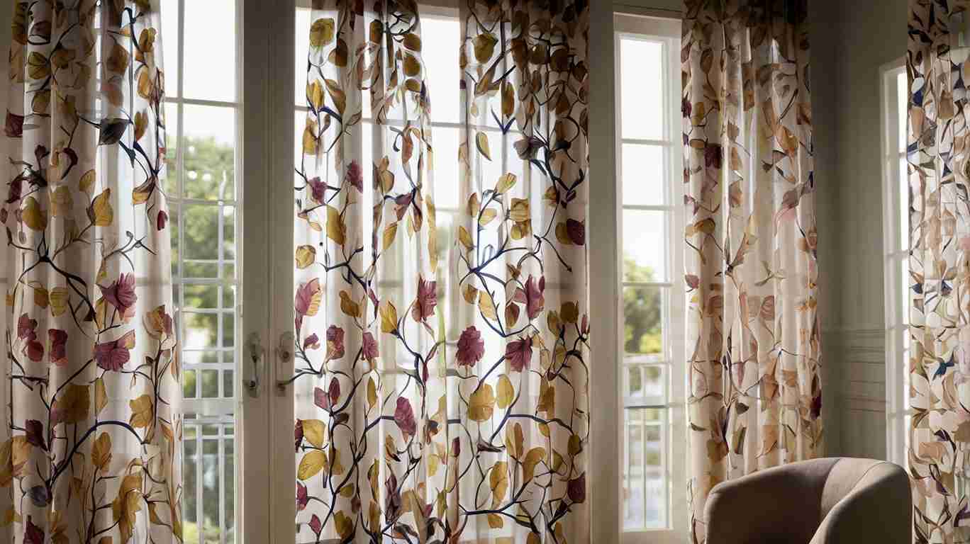 Sheer Curtains With Design