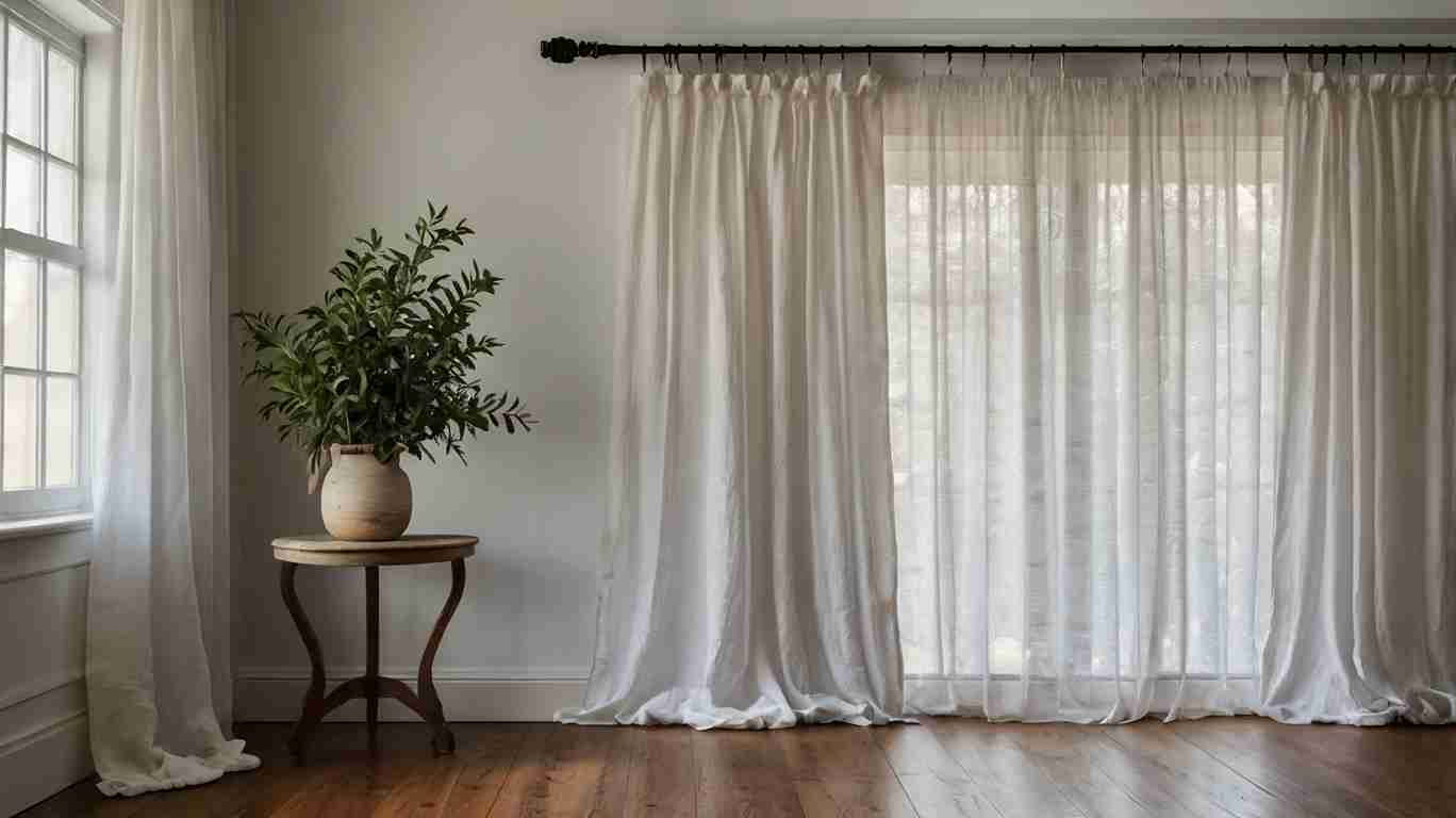 White Linen Curtains 