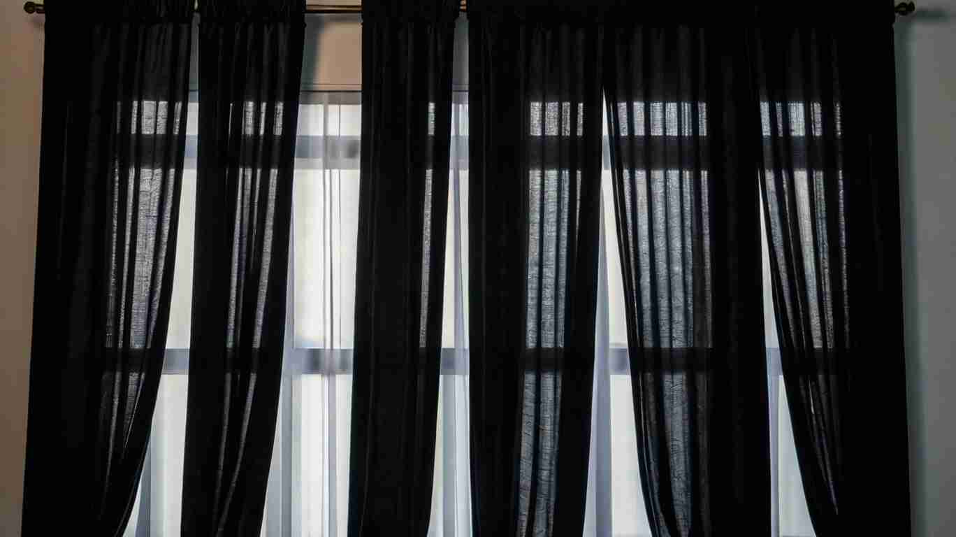 Black Velvet Curtain