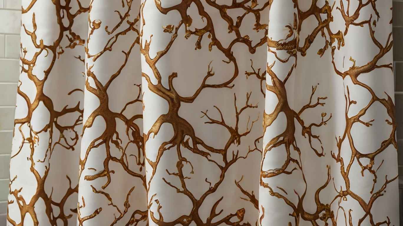 browning shower curtain