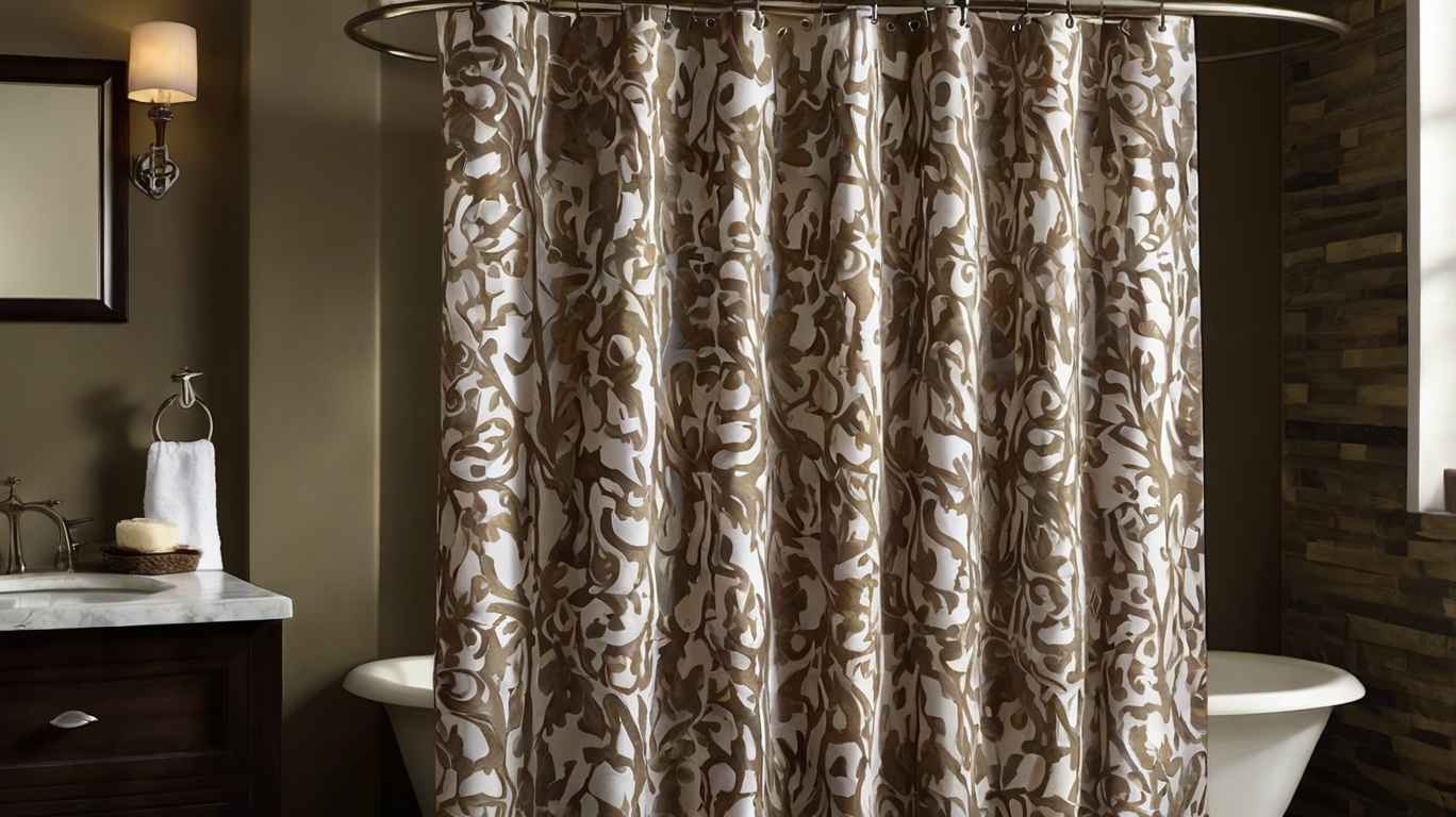 browning shower curtain