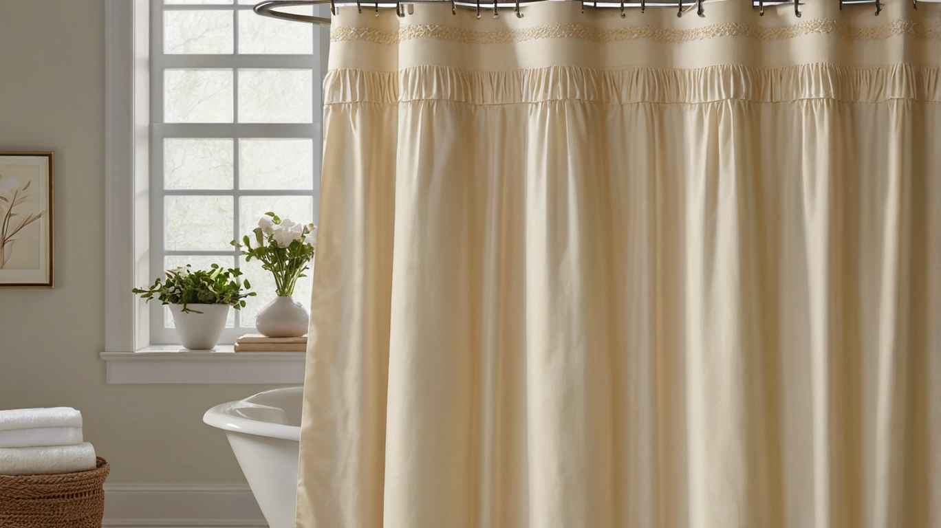 Cream Shower Curtains