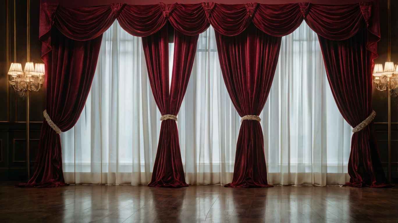 Black Velvet Curtain