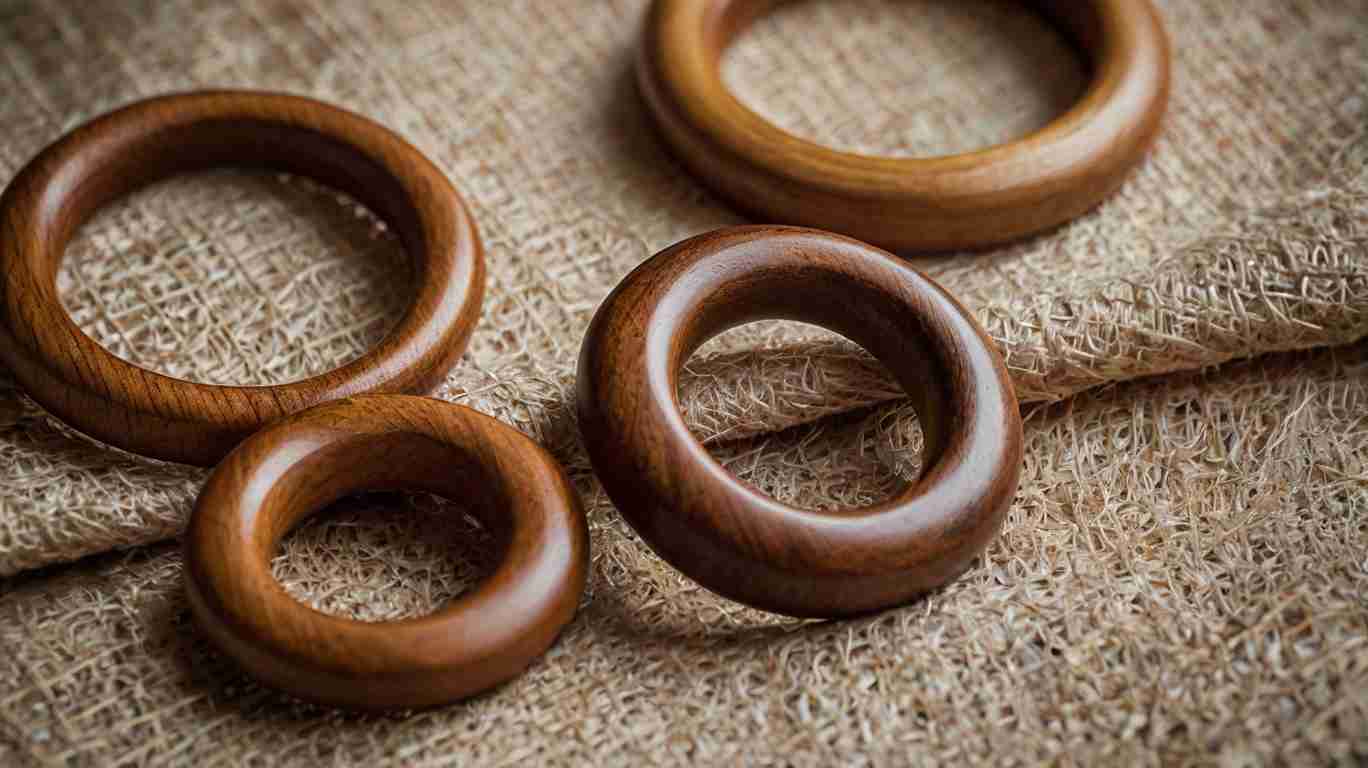 Wooden Curtain Rings