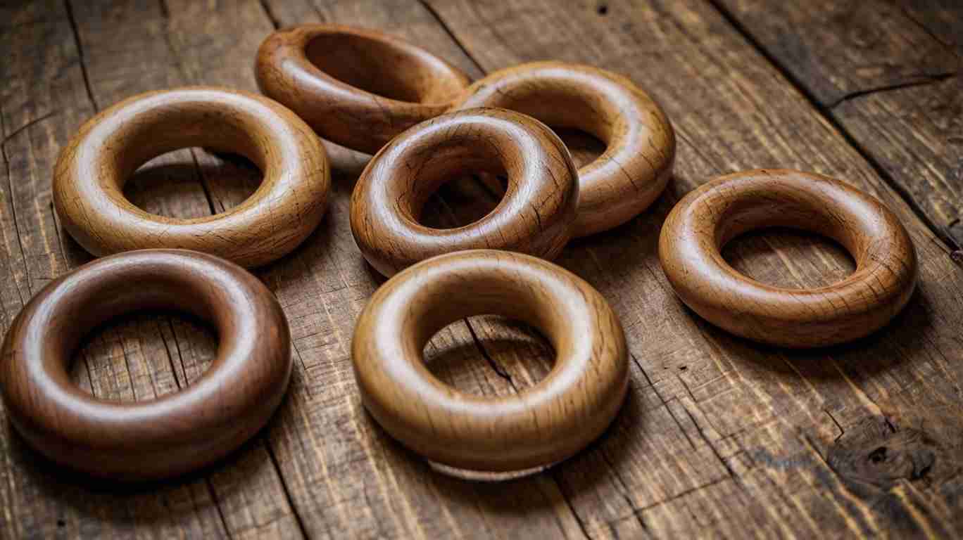 Wooden Curtain Rings